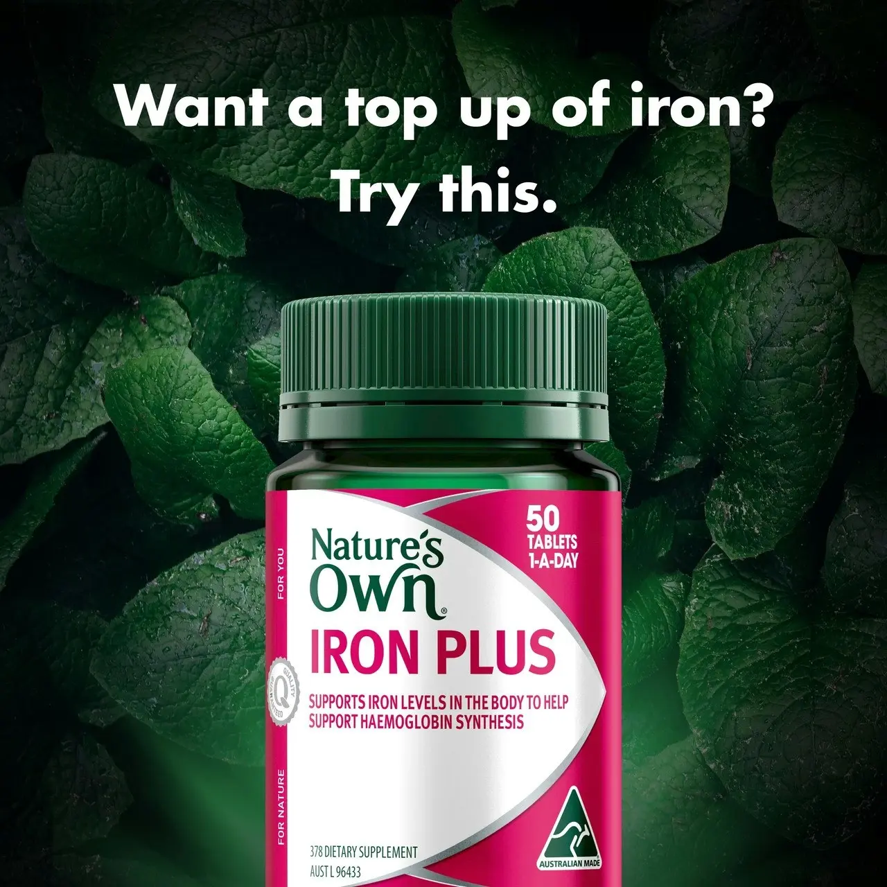 Nature's Own Iron Plus