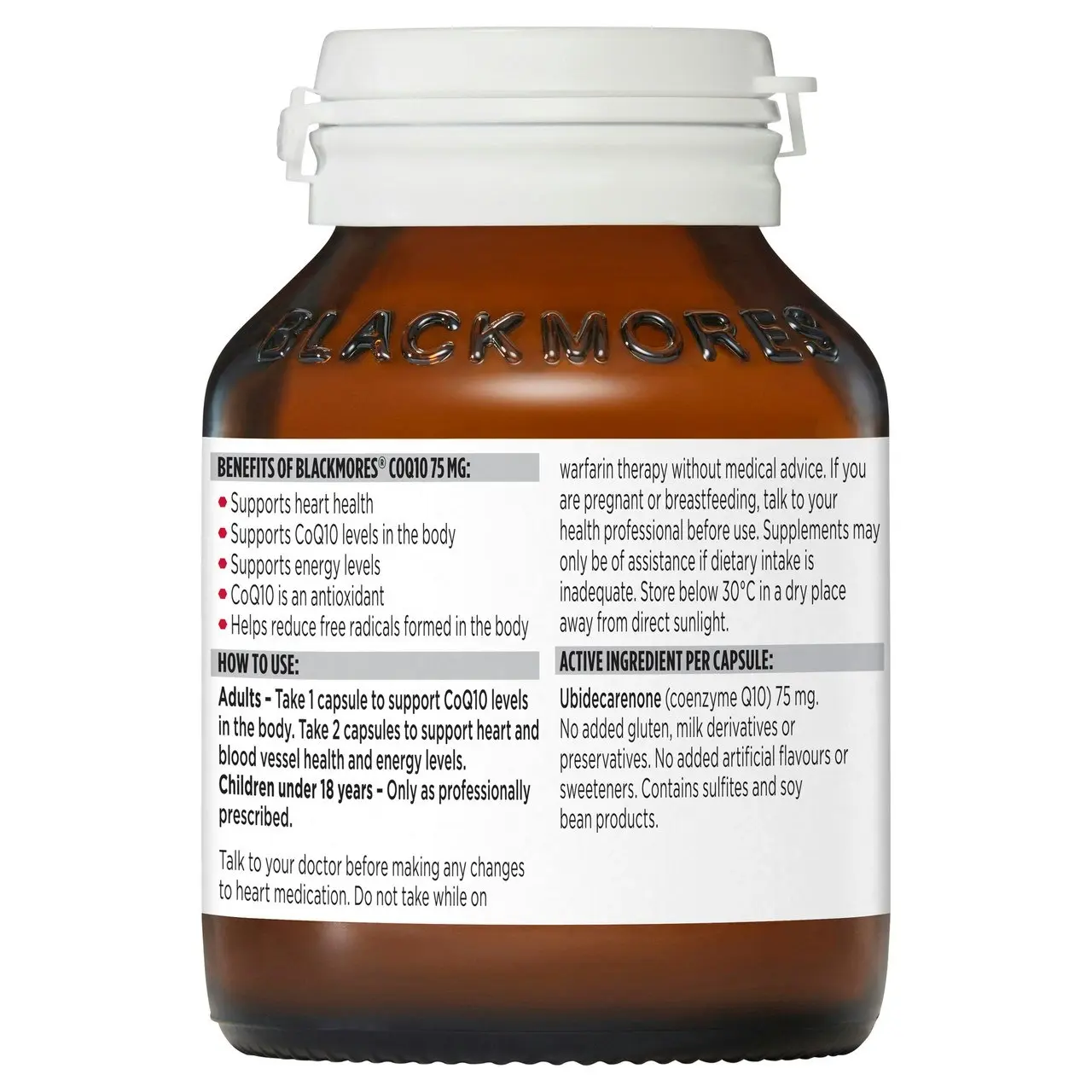 Blackmores(R) CoQ10 75mg 90 Capsules