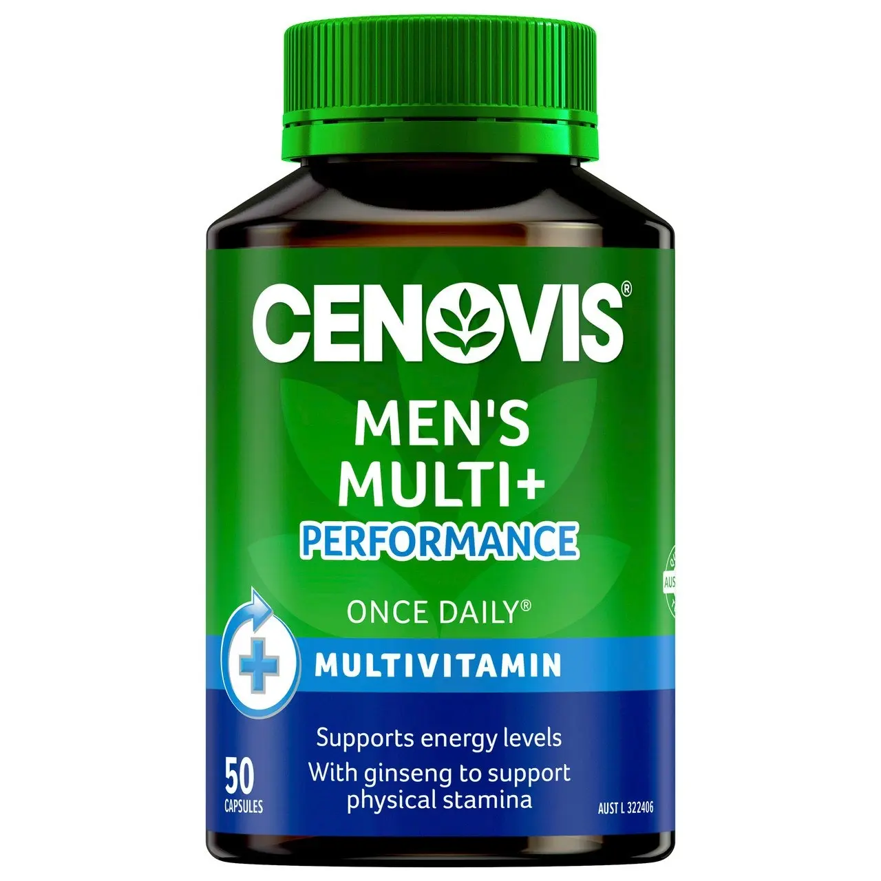 Cenovis Men's Multi + Performance 50 Capsules