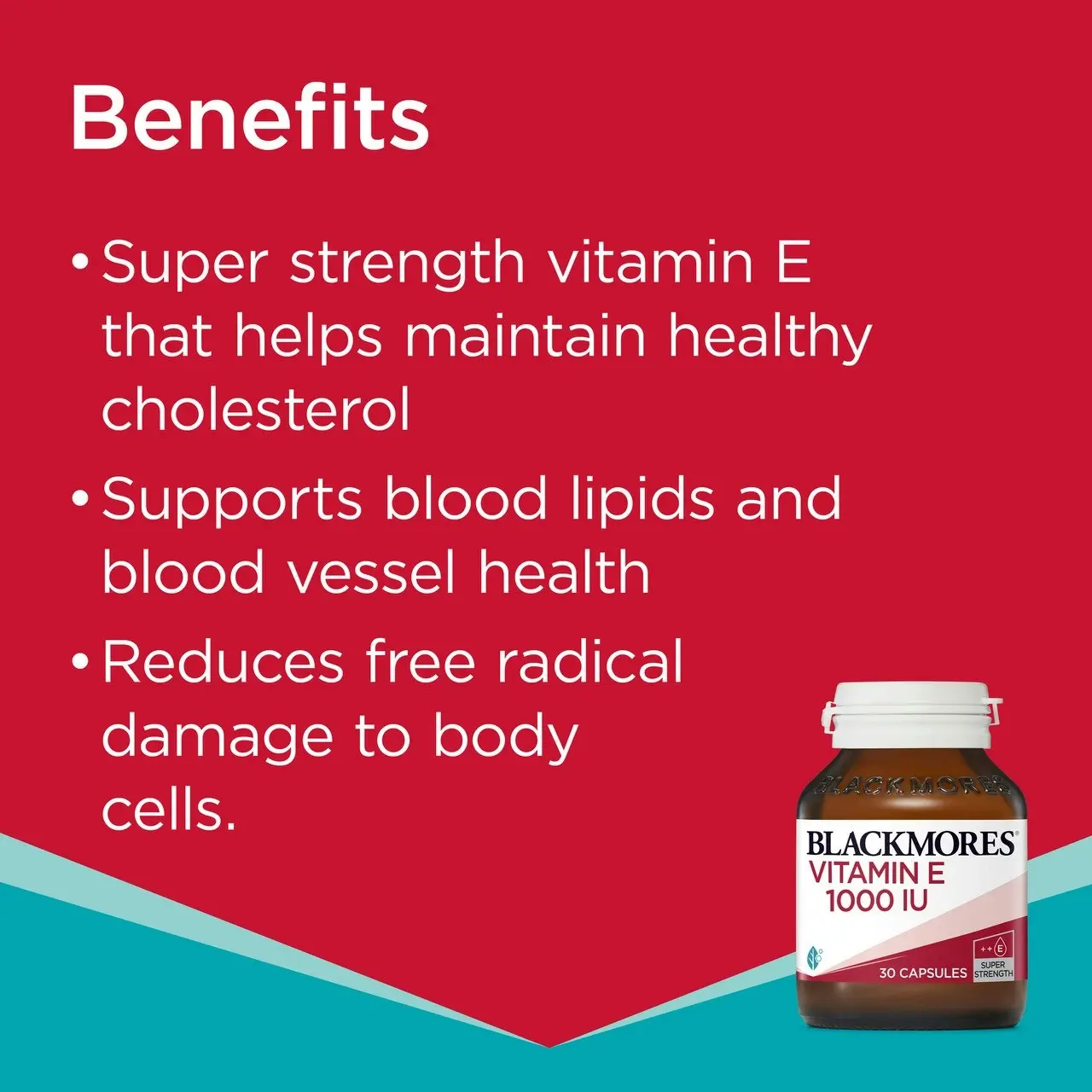 Blackmores Vitamin E 1000 IU 30 Capsules