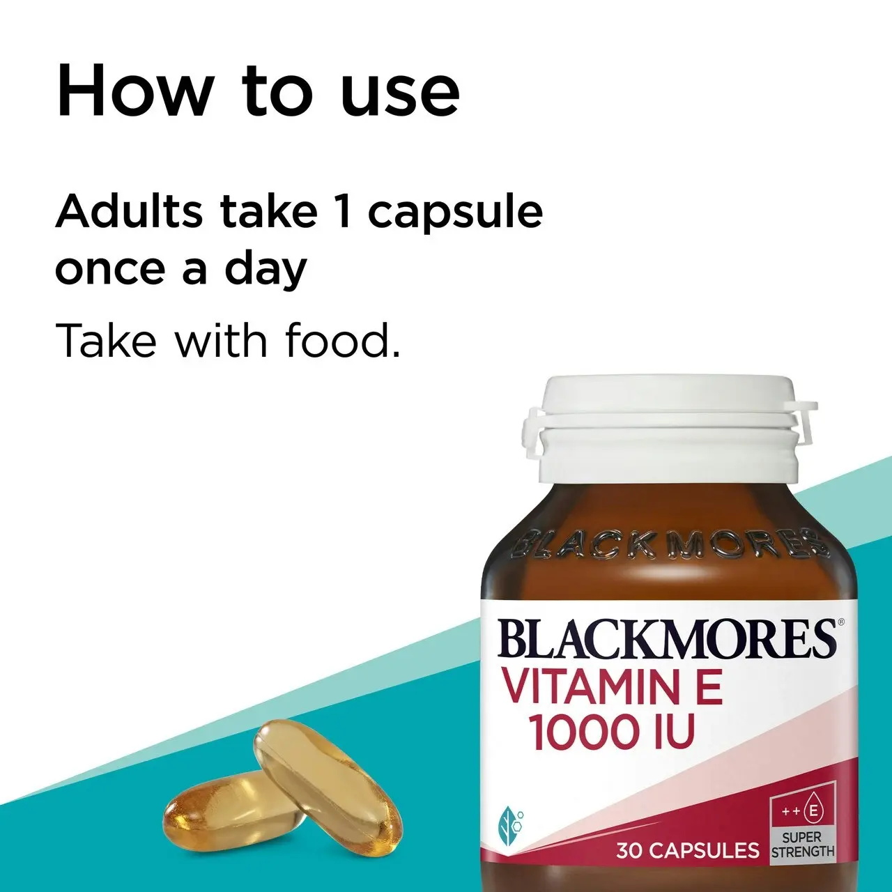 Blackmores Vitamin E 1000 IU 30 Capsules