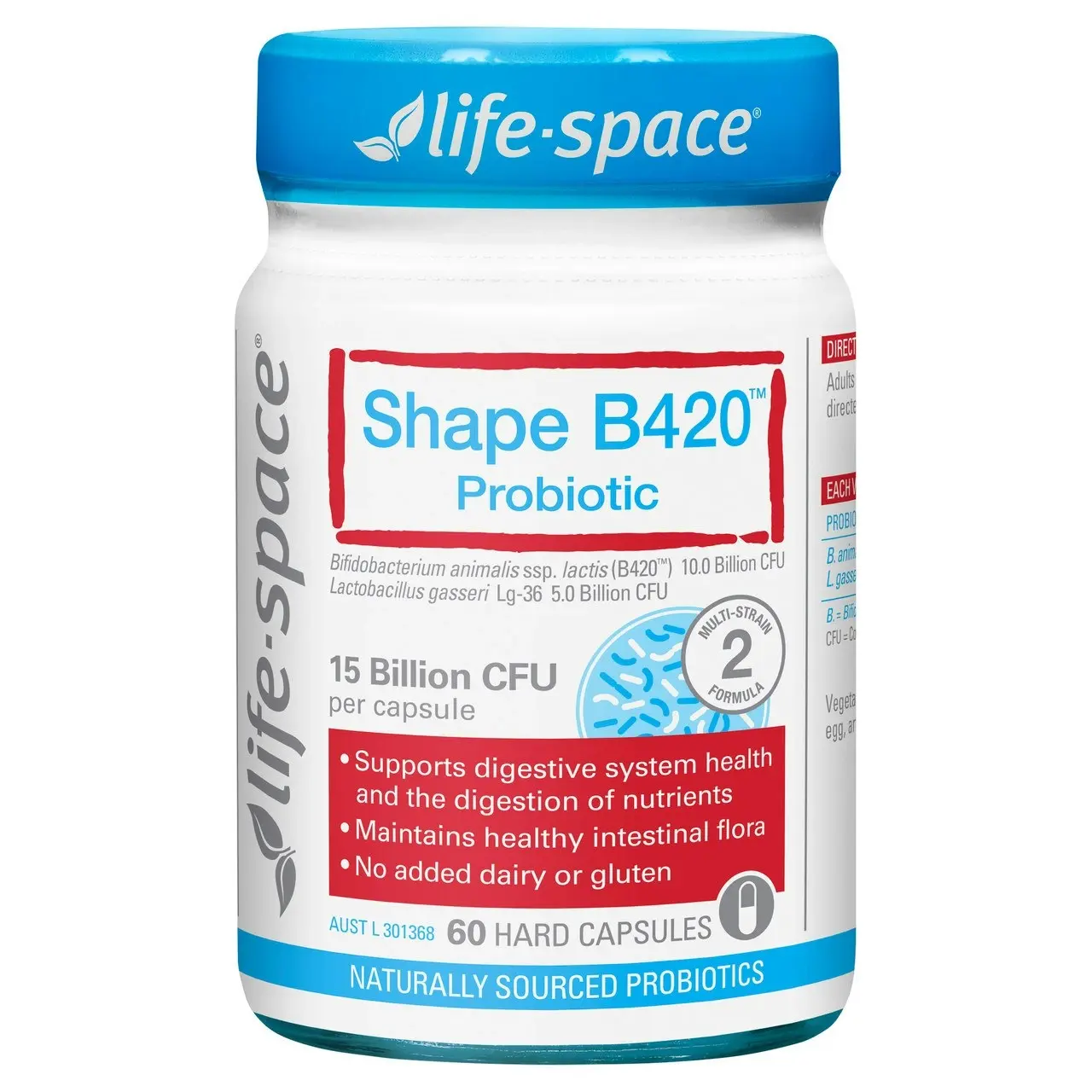 Life-Space Shape B420 Probiotic 60 Hard Capsules