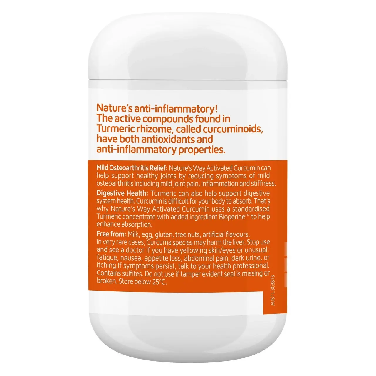 Nature's Way Activated Curcumin Clinical Strength 90 Tablets