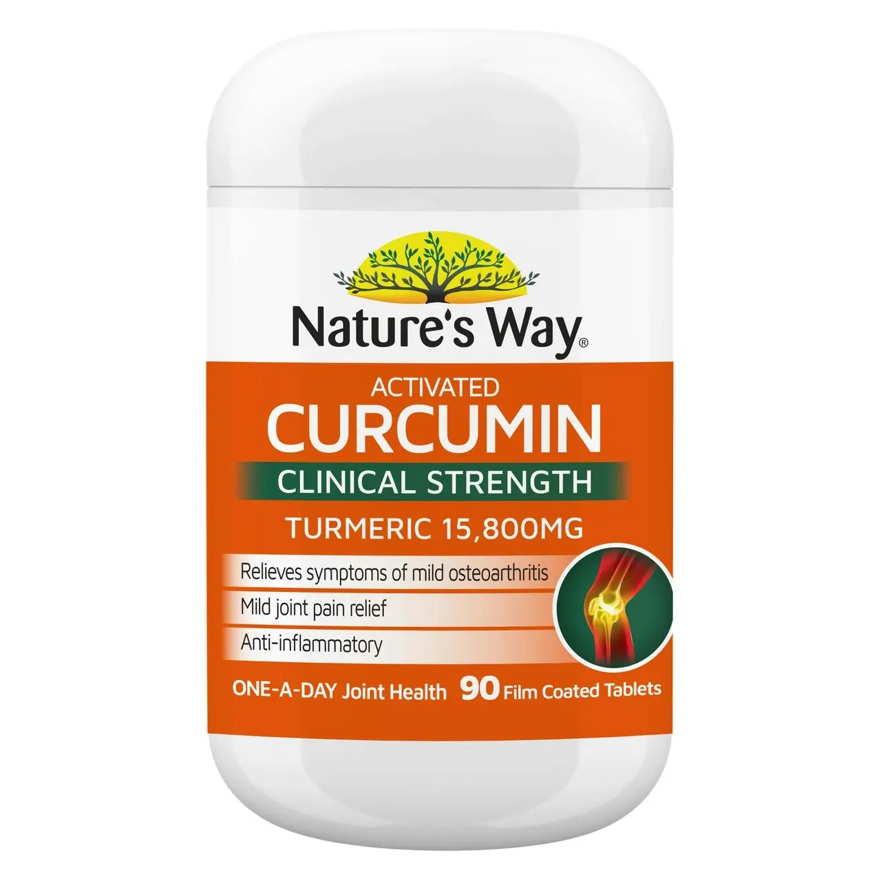 Nature's Way Activated Curcumin Clinical Strength 90 Tablets