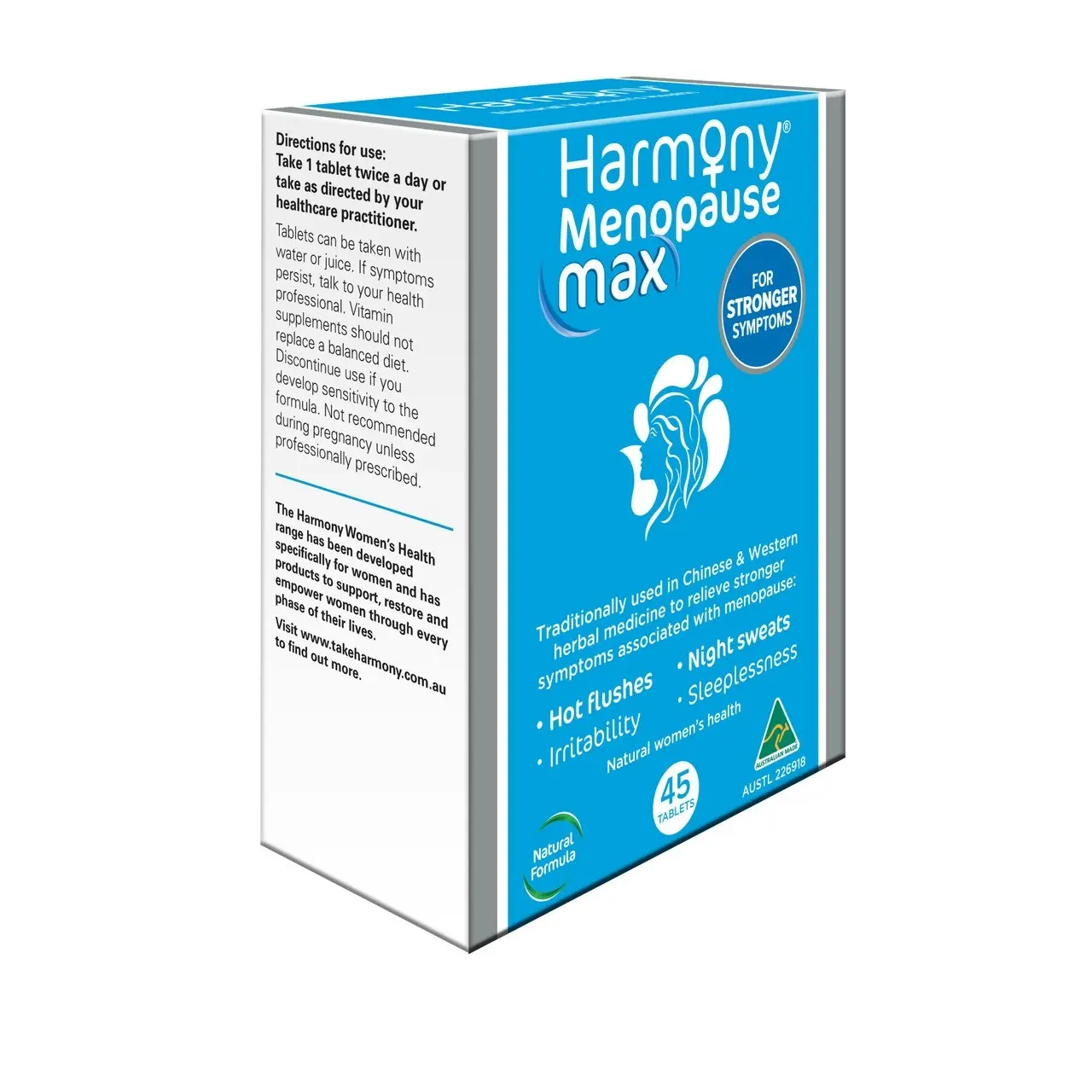 Harmony Menopause Max 45 Tablets