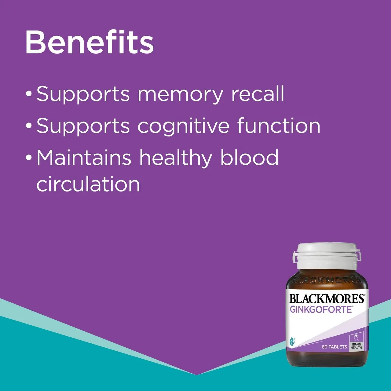 Blackmores Ginkgoforte 80 Tablets