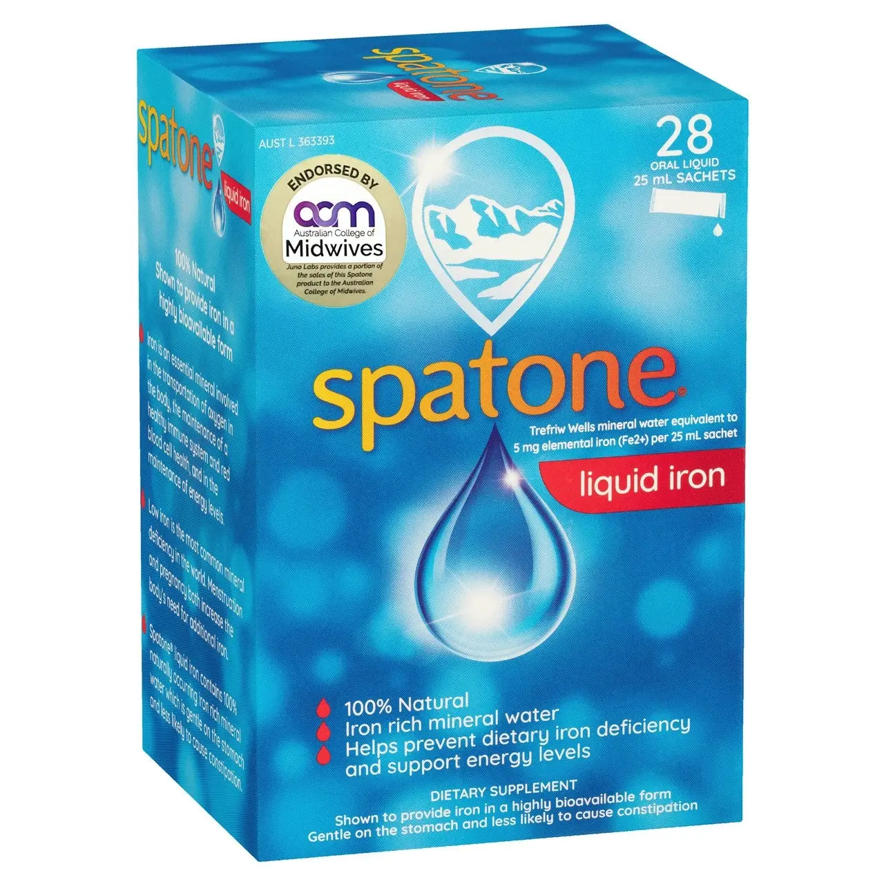 Spatone Liquid Iron 28 Sachets 25mL