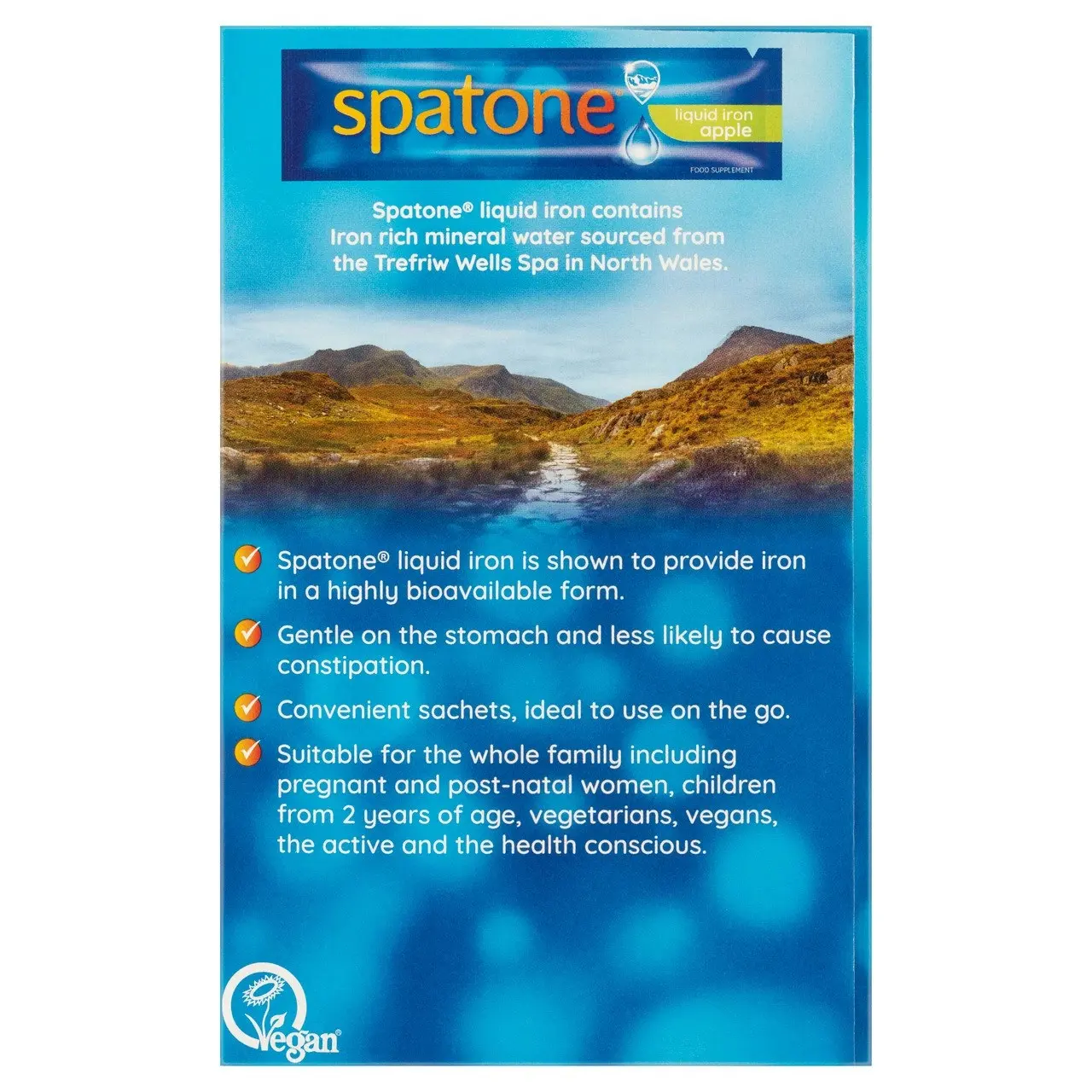 Spatone Liquid Iron Apple 28 Sachets 27mL