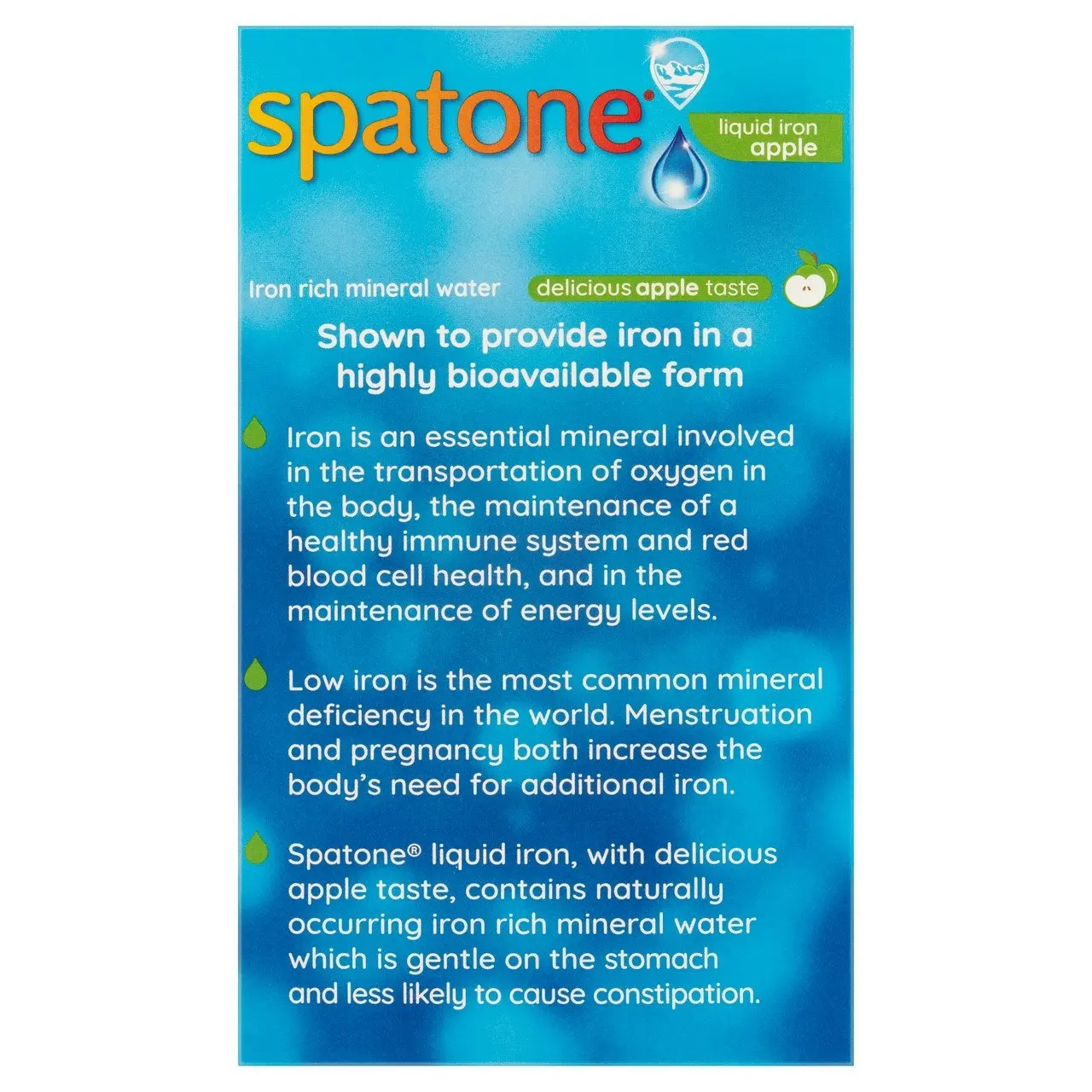 Spatone Liquid Iron Apple 28 Sachets 27mL