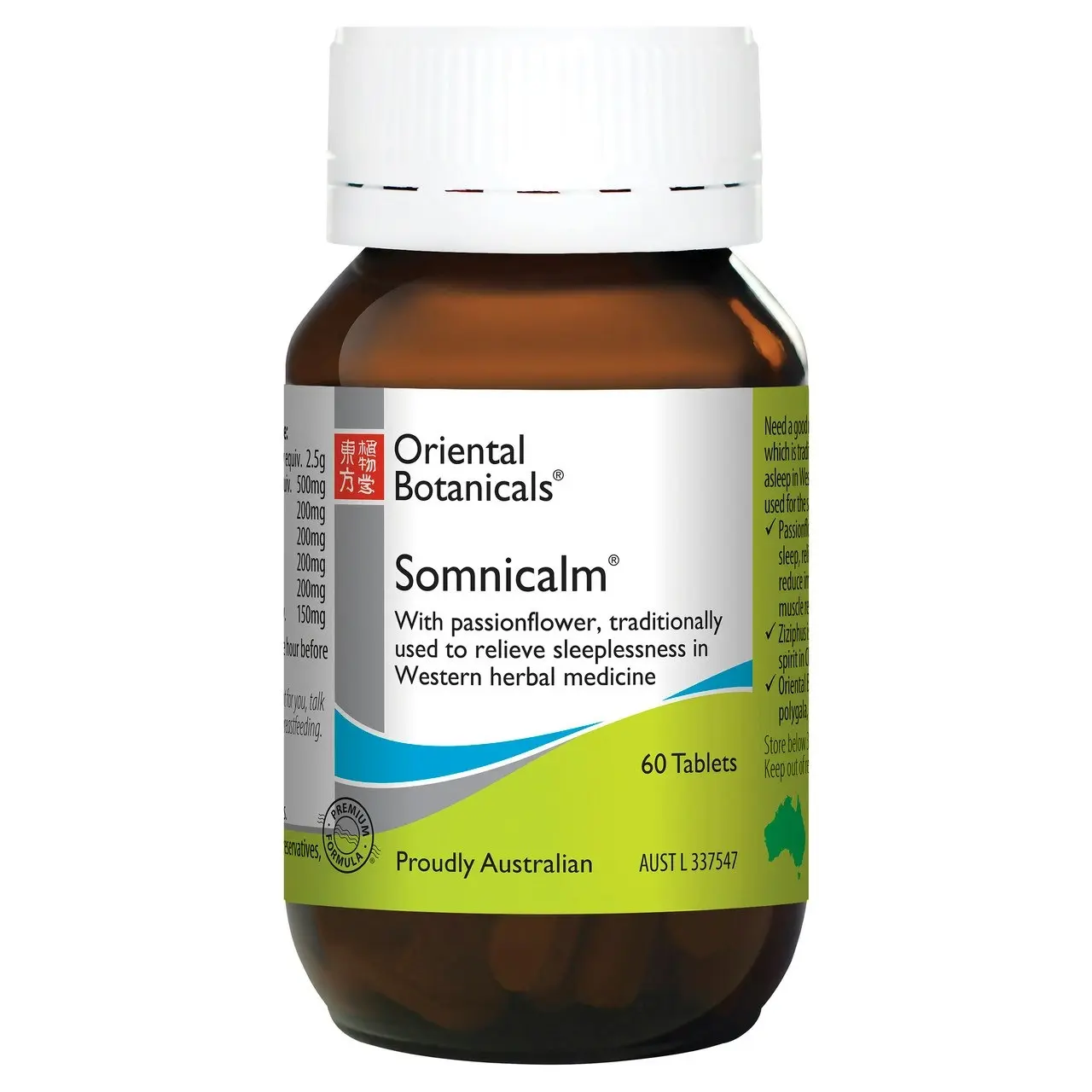 Oriental Botanicals Somnicalm 60 Tablets