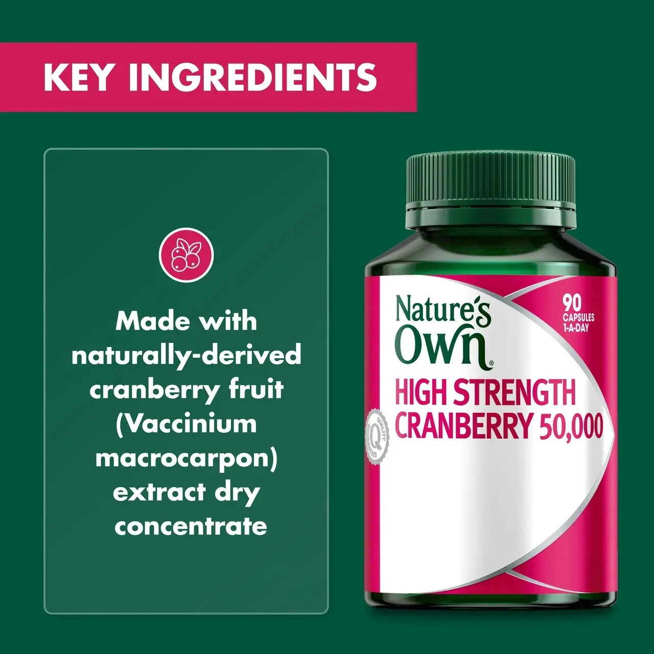 Nature's Own High Strength Cranberry 50,000