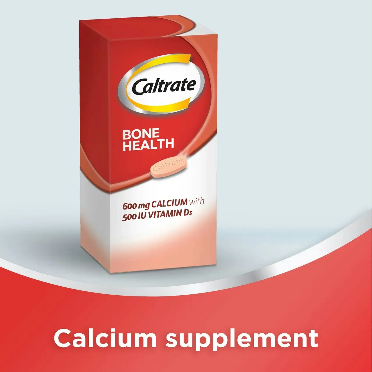 Caltrate 600 mg with 500IU Vitamin D 60 Tablets