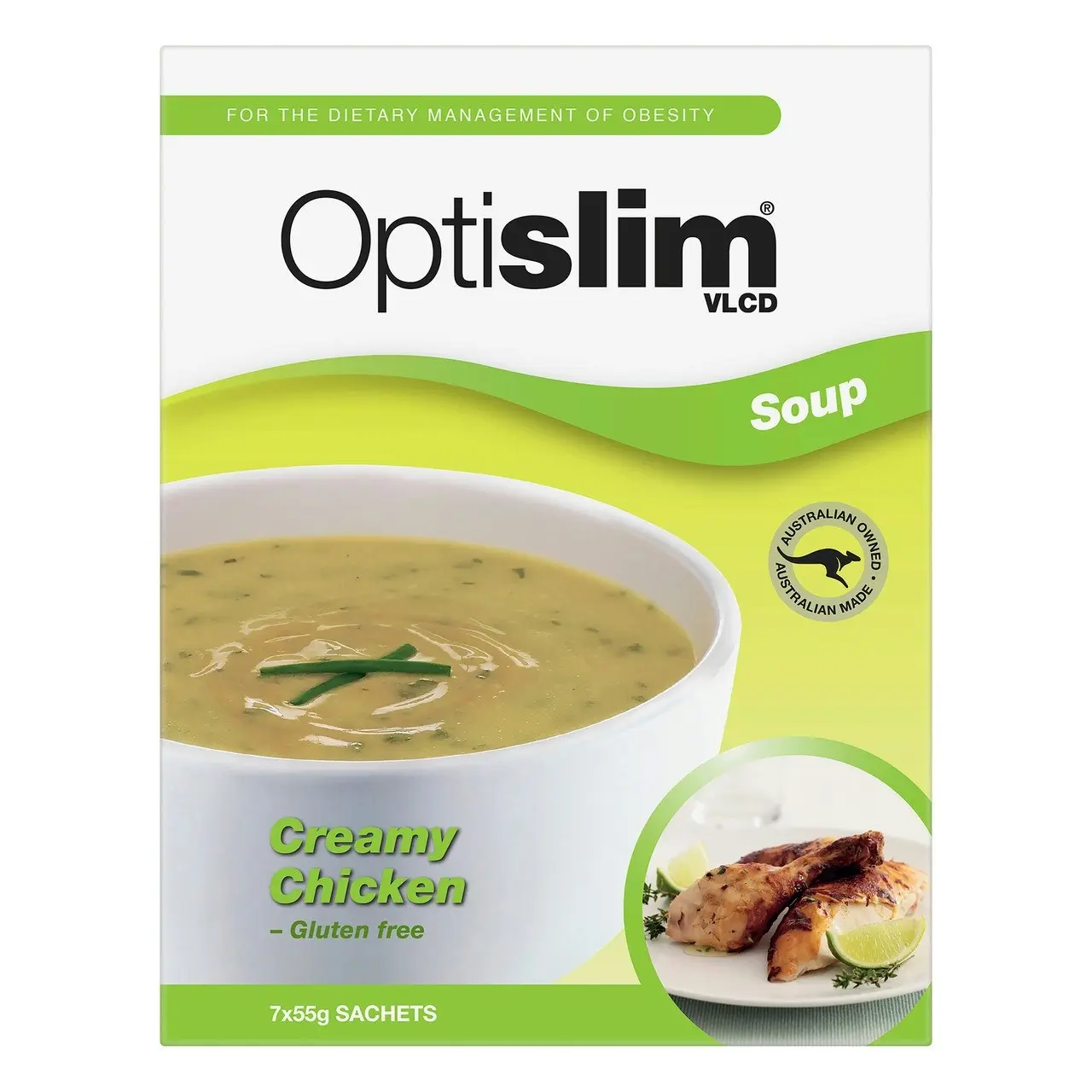 VLCD Creamy Chicken soup 7x55g