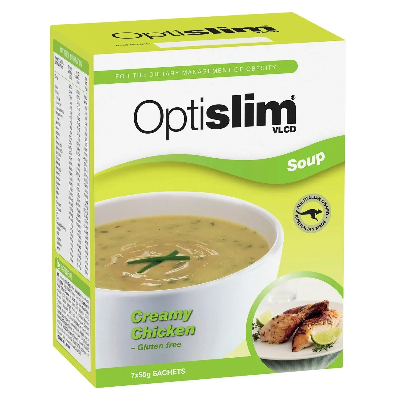 VLCD Creamy Chicken soup 7x55g