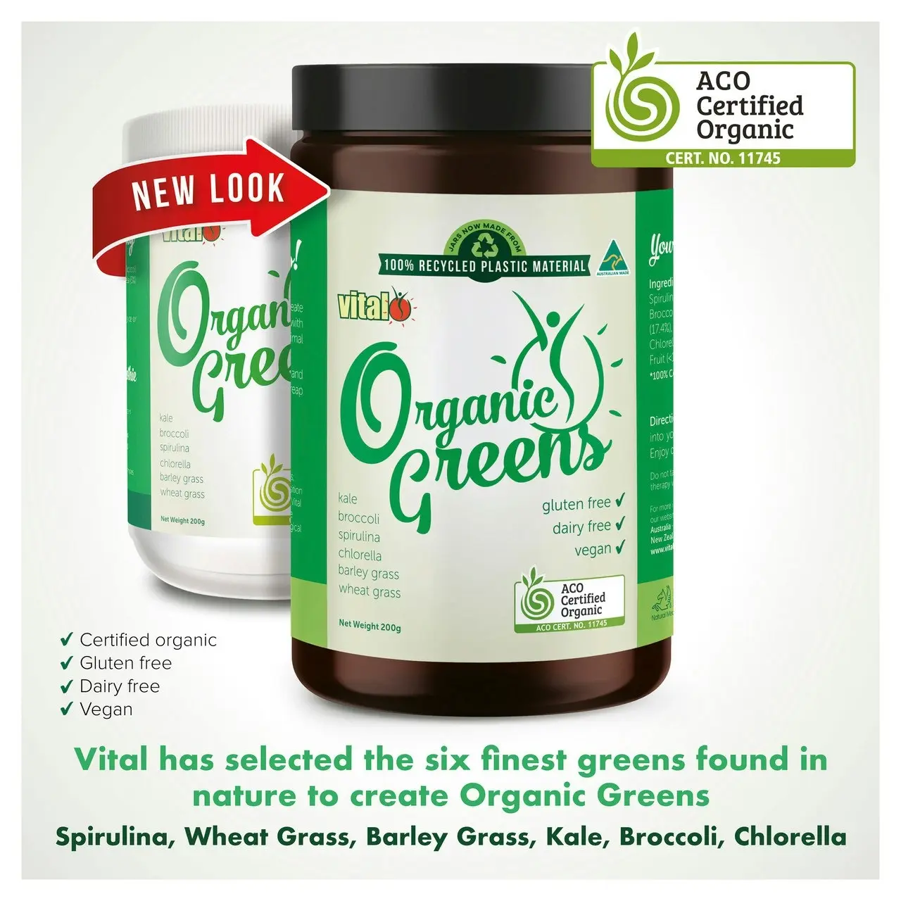 Vital Organic Greens 200gm