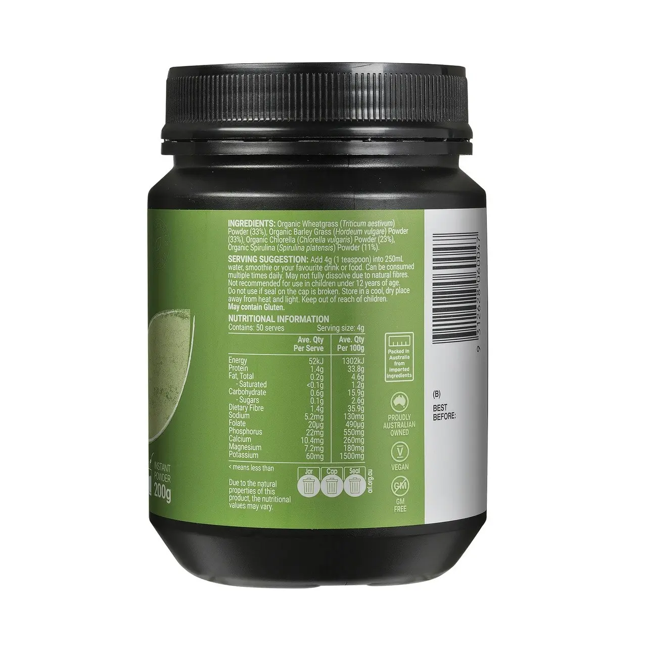 Melrose Organic Essential Greens 200g