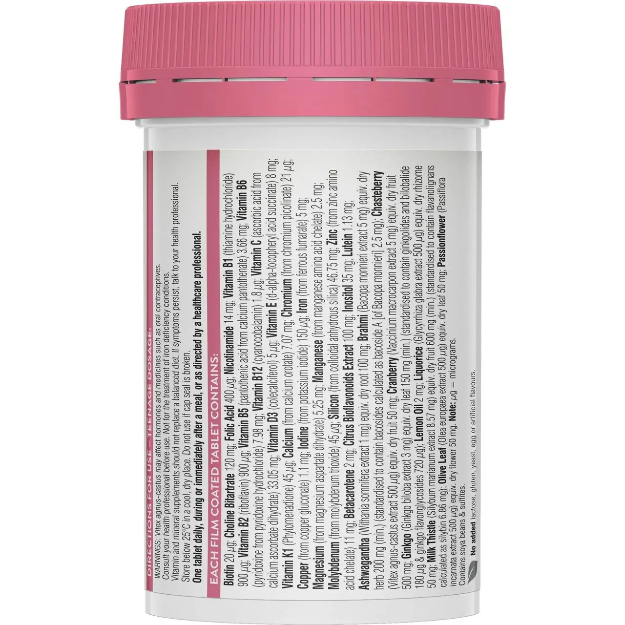 Swisse Ultivite Teenage Women's Multivitamin 60 Tablets