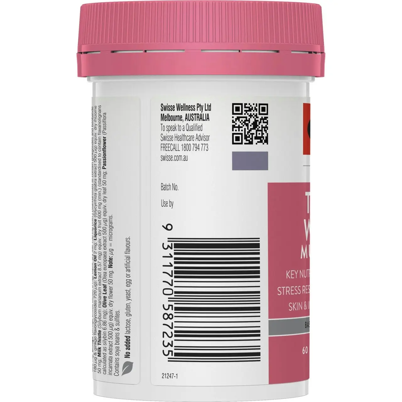 Swisse Ultivite Teenage Women's Multivitamin 60 Tablets