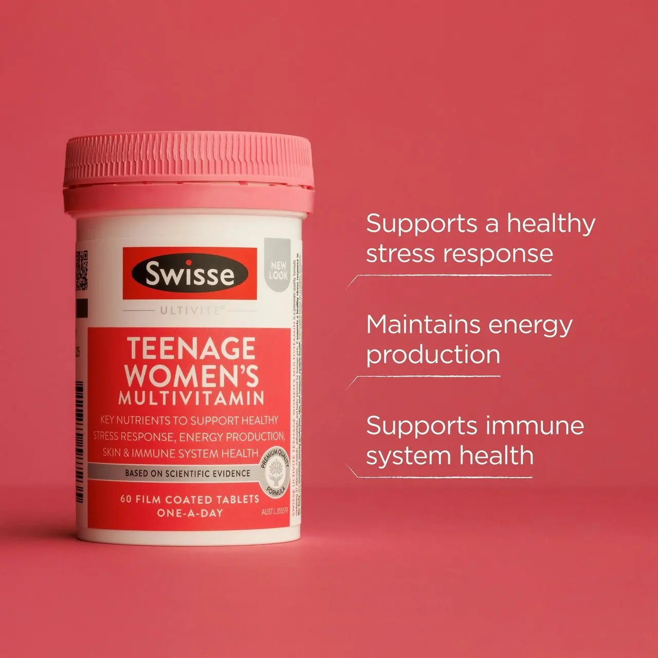 Swisse Ultivite Teenage Women's Multivitamin 60 Tablets