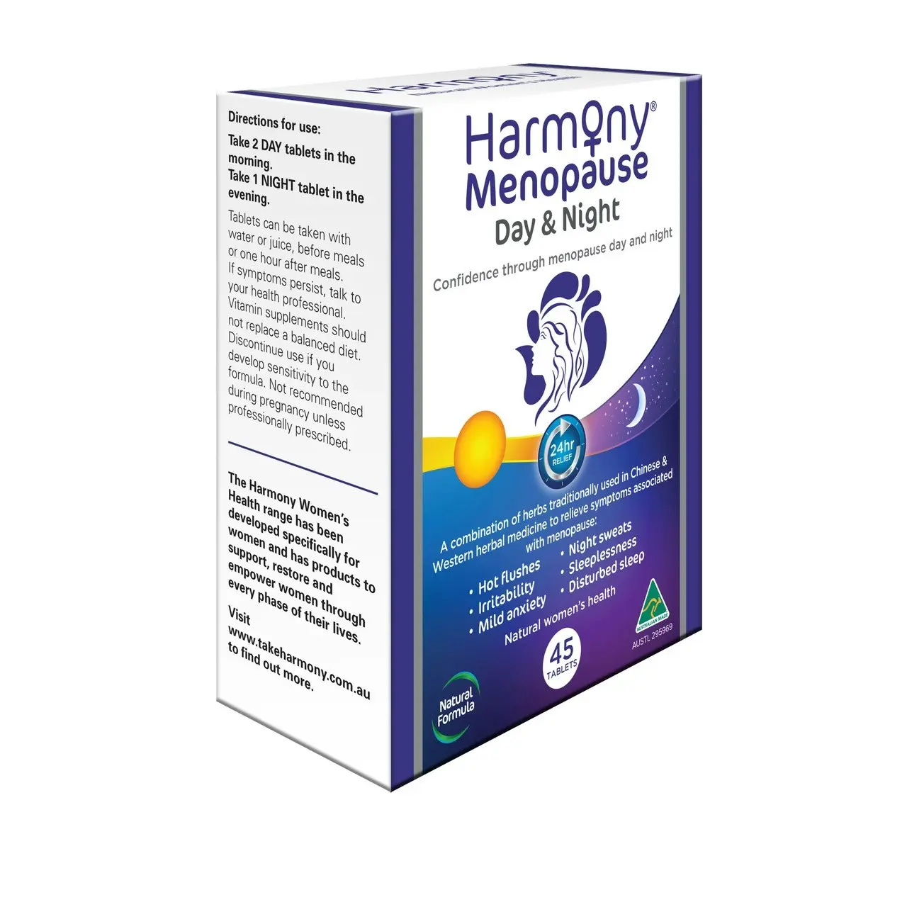 Harmony Menopause Day & Night 45 Tablets