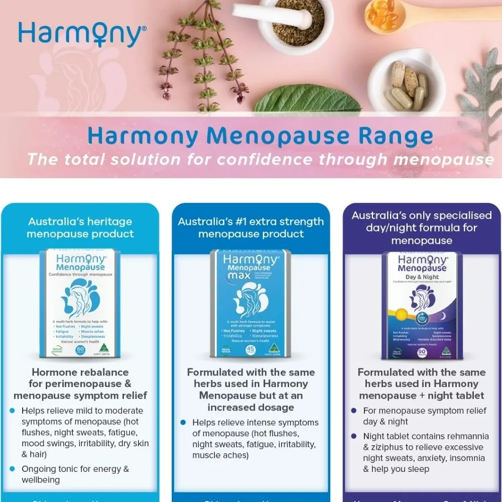 Harmony Menopause Day & Night 45 Tablets