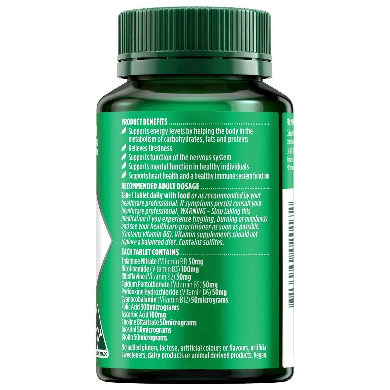 Nature's Own Super B Complex 150 Tablets