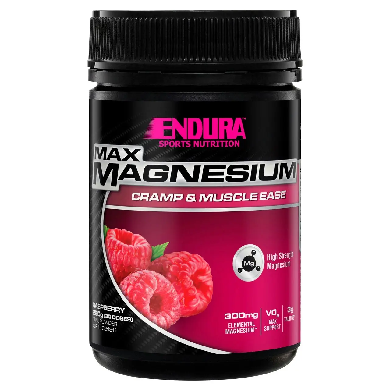 Endura Max Magnesium Raspberry 260g