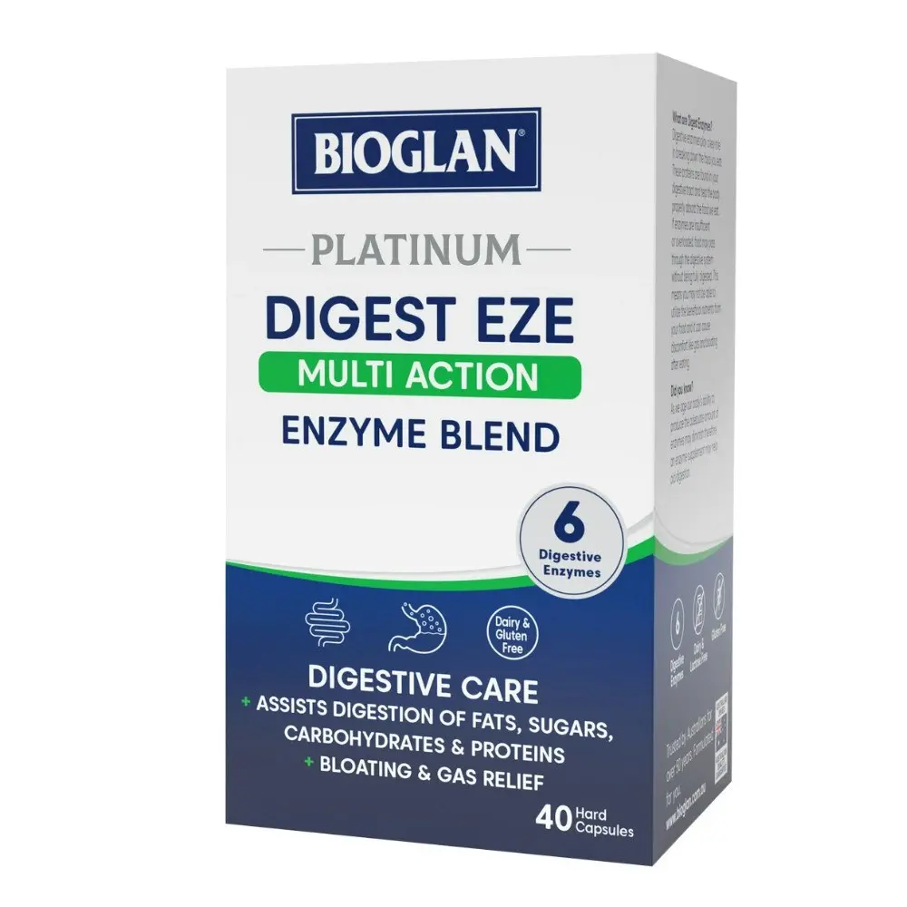 Bioglan Platinum Digest Eze 40 Capsues