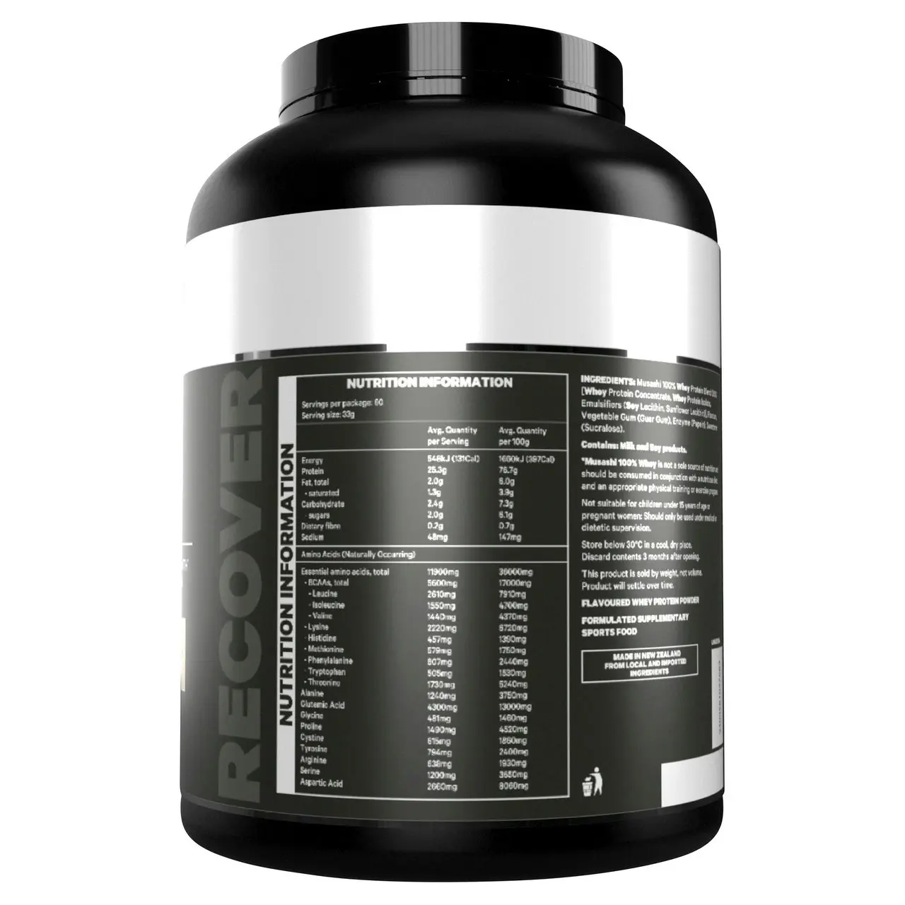 Musashi 100% Whey Vanilla Milkshake 2kg