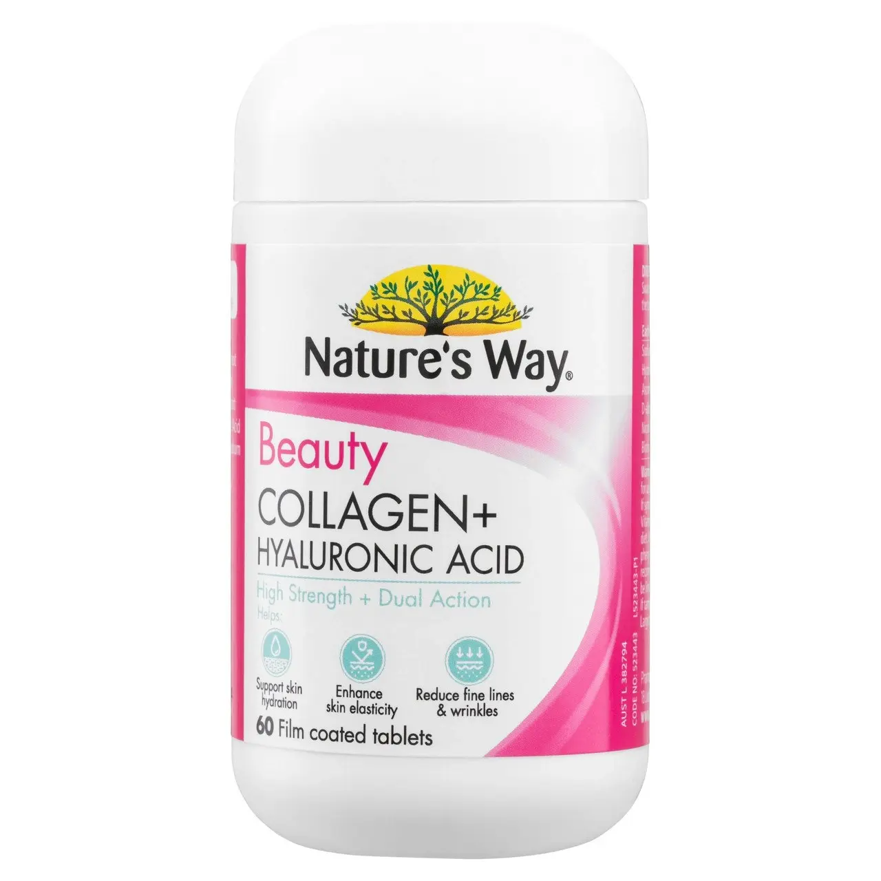 Nature's Way Beauty Collagen + Hyaluronic Acid 60 Tablets