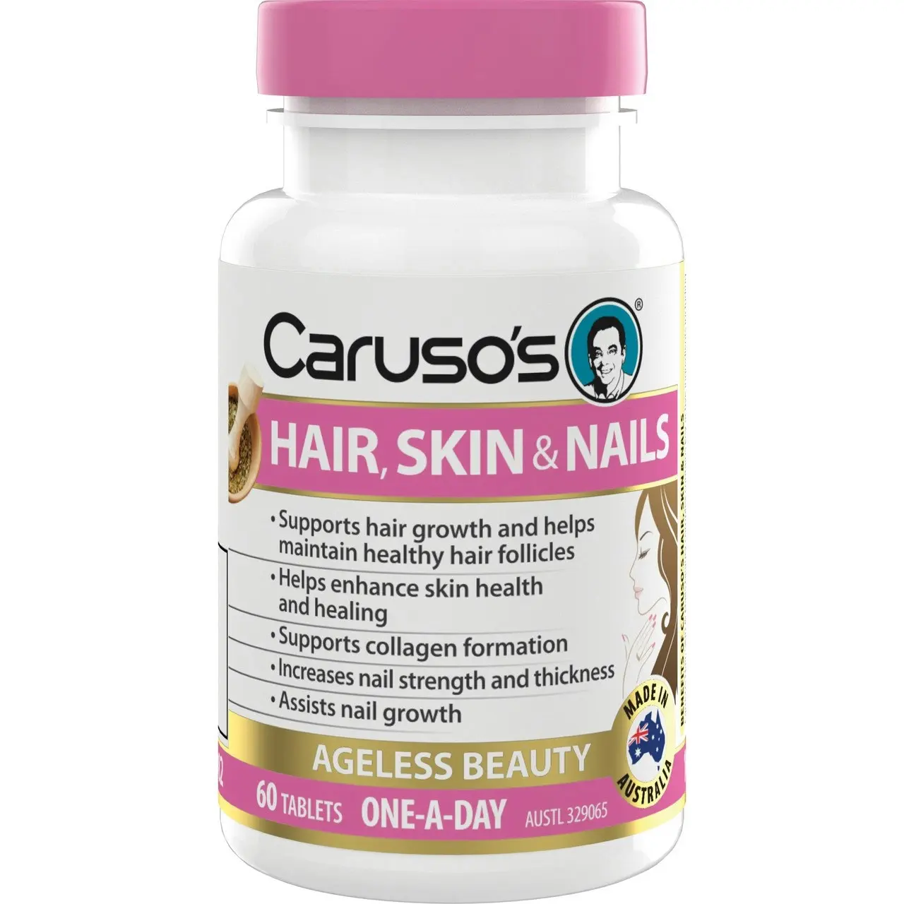 Caruso's Hair, Skin and Nails 60 Tablets