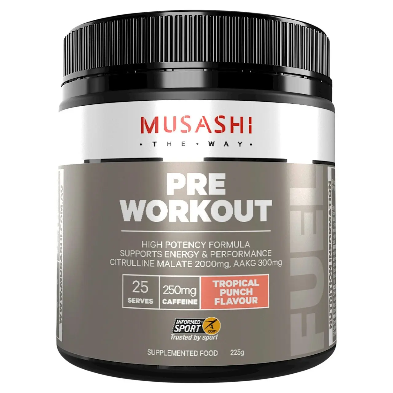 Musashi Pre Workout Tropical Punch 225g