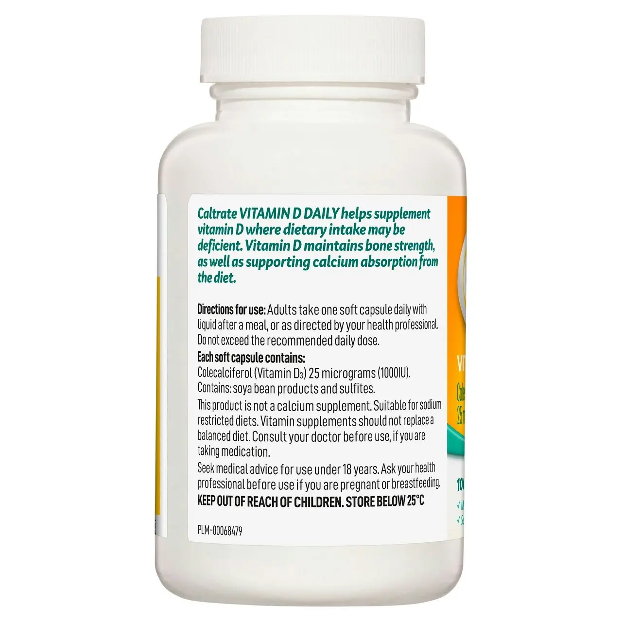 Caltrate Vitamin D Daily 180 Soft Capsules