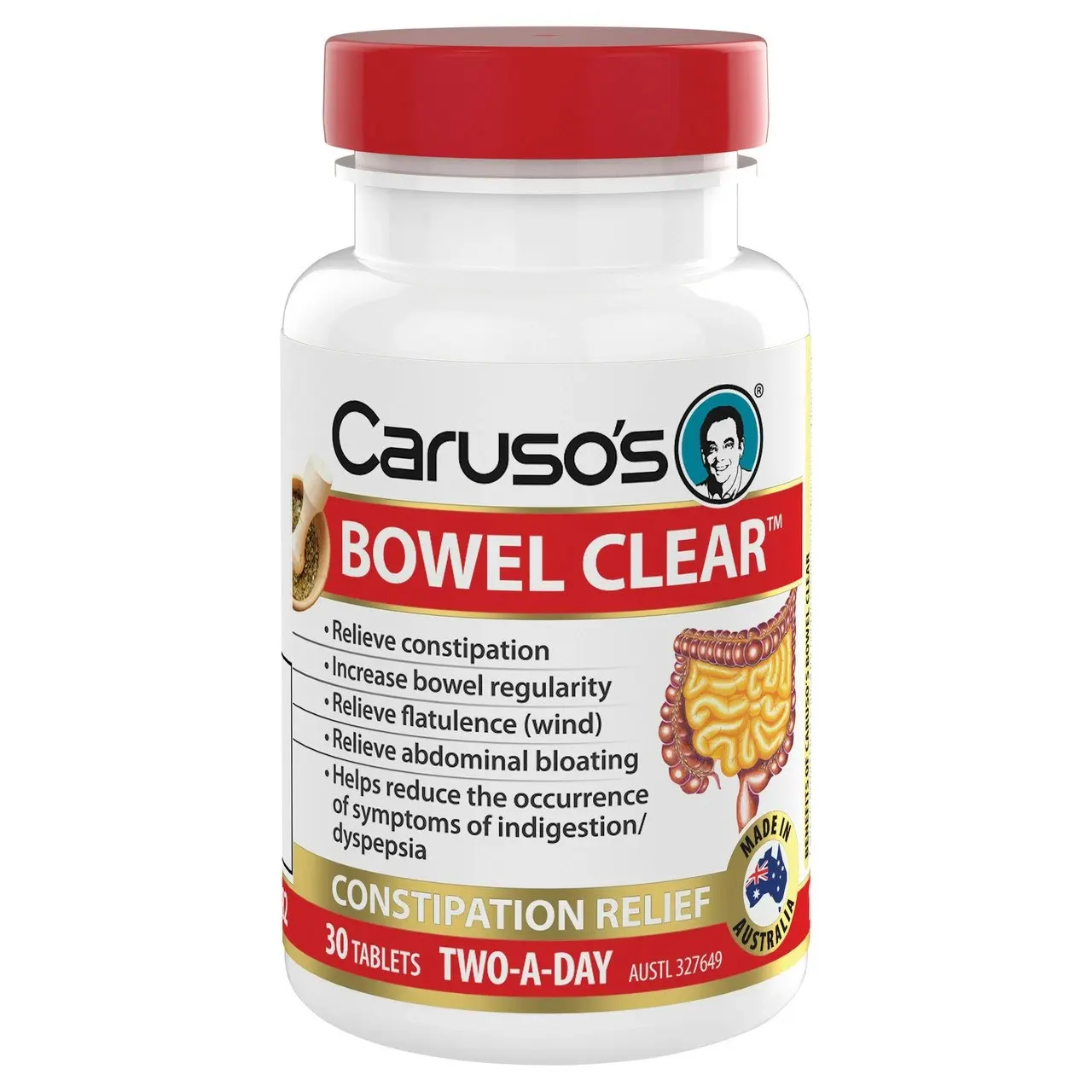 Caruso's Bowel Clear 30 Tablets