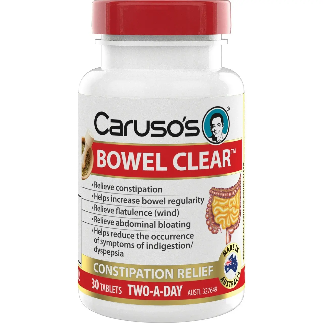 Caruso's Bowel Clear 30 Tablets