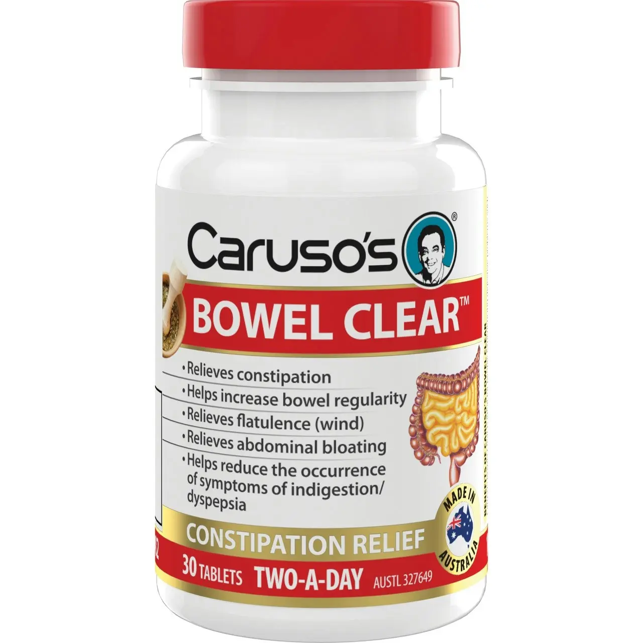 Caruso's Bowel Clear 30 Tablets