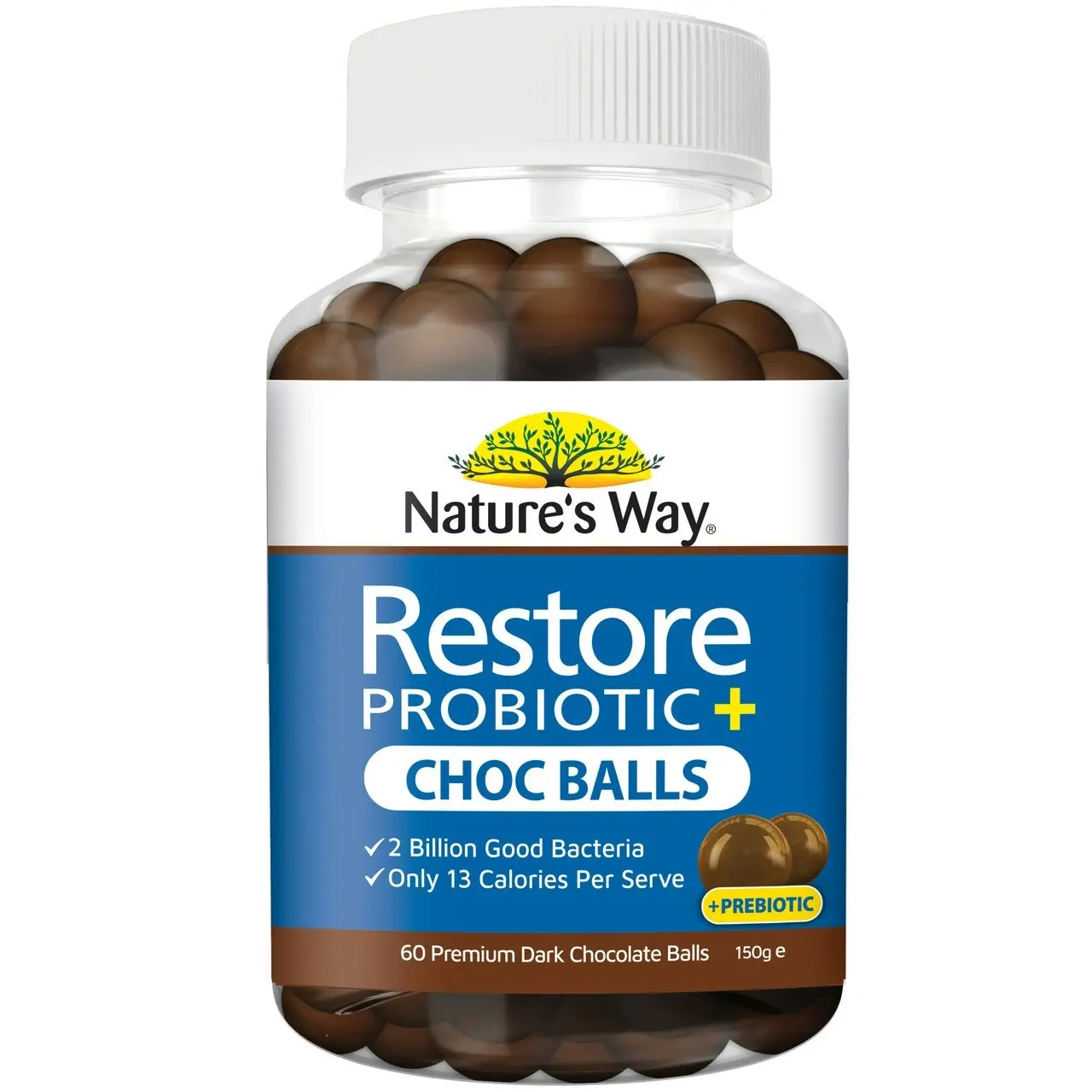 Nature's Way Restore Probiotic Choc Balls 60