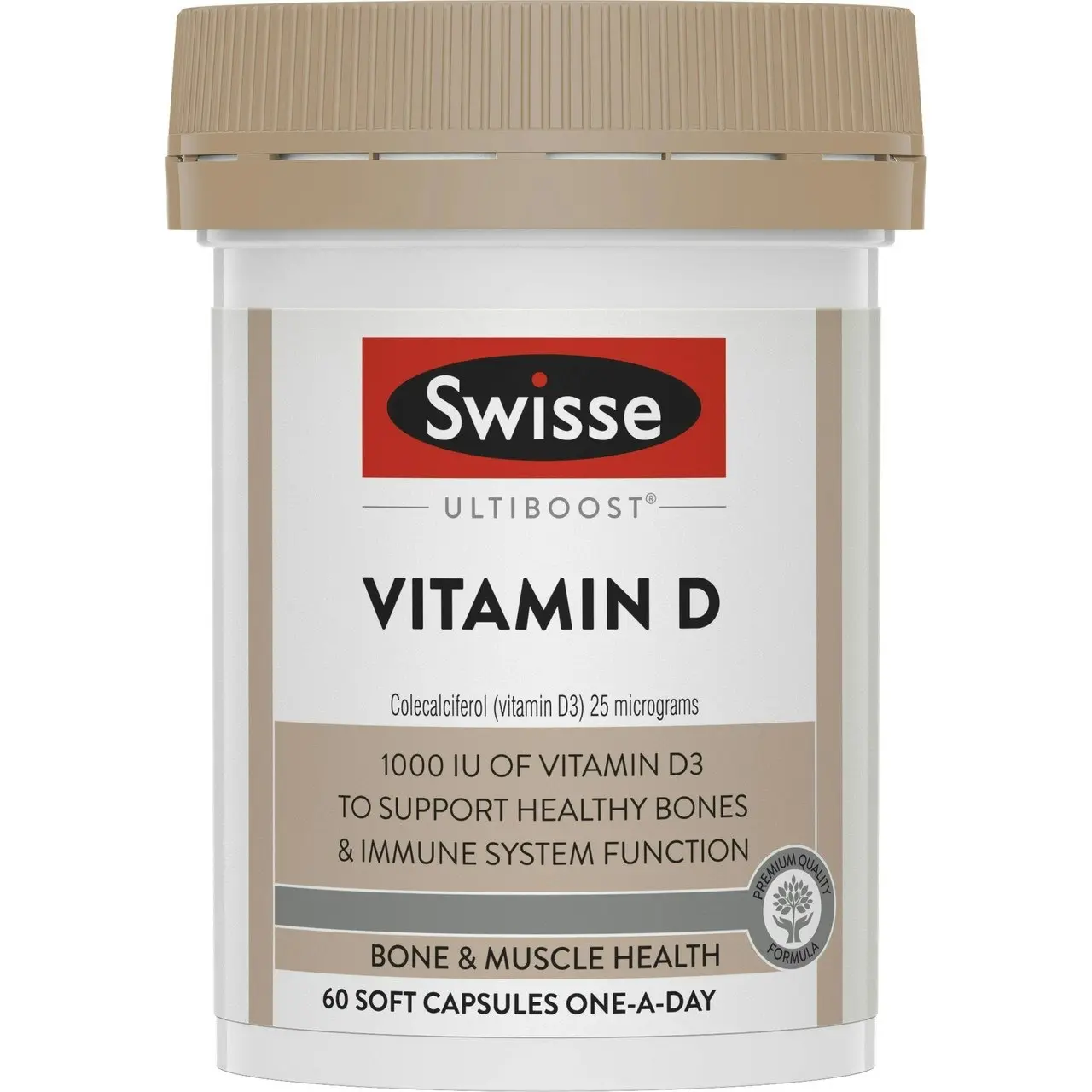 Swisse Ultiboost Vitamin D 60 Capsules