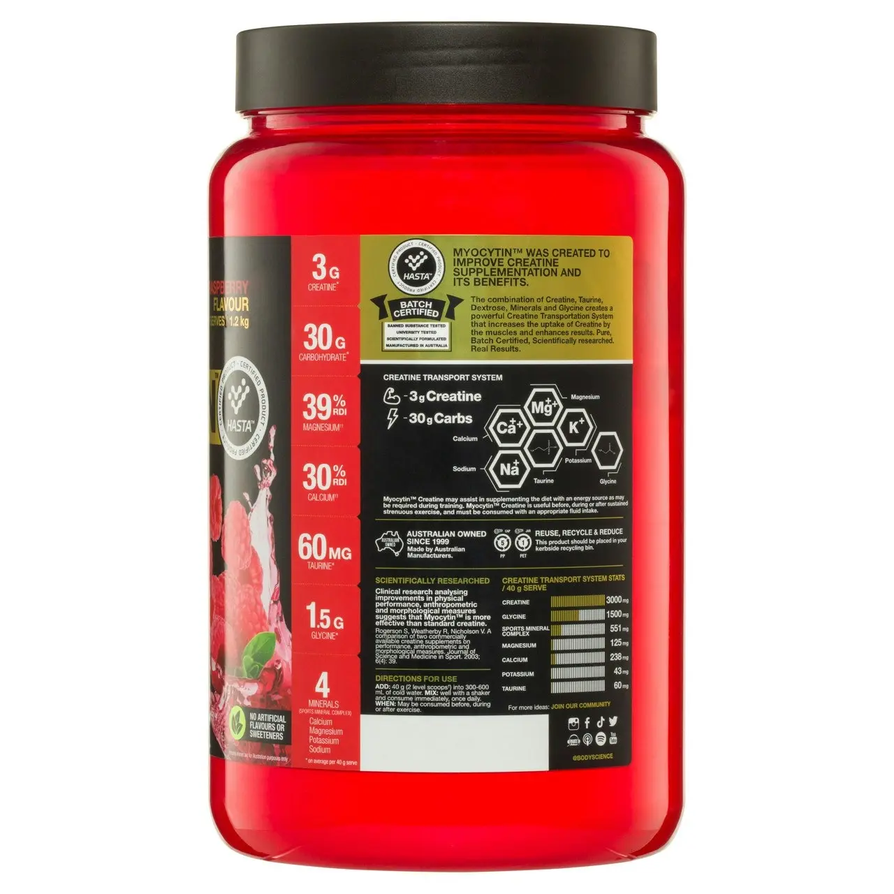 BSc Myocytin Creatine Raspberry 1.2kg