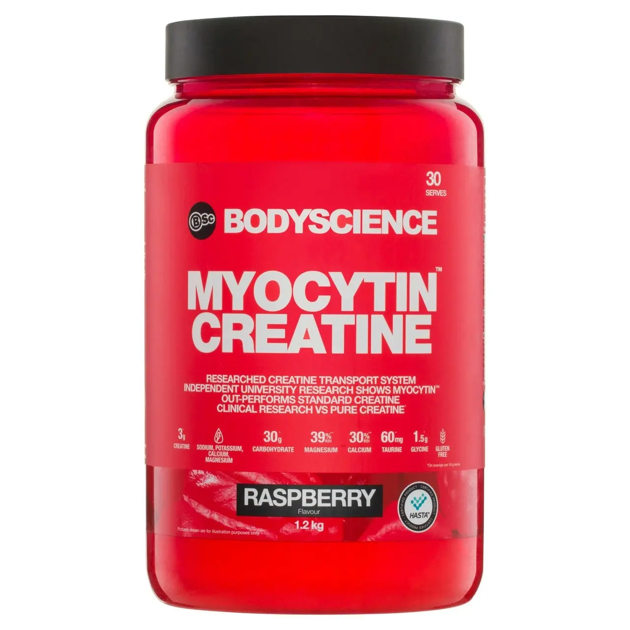 BSc Myocytin Creatine Raspberry 1.2kg