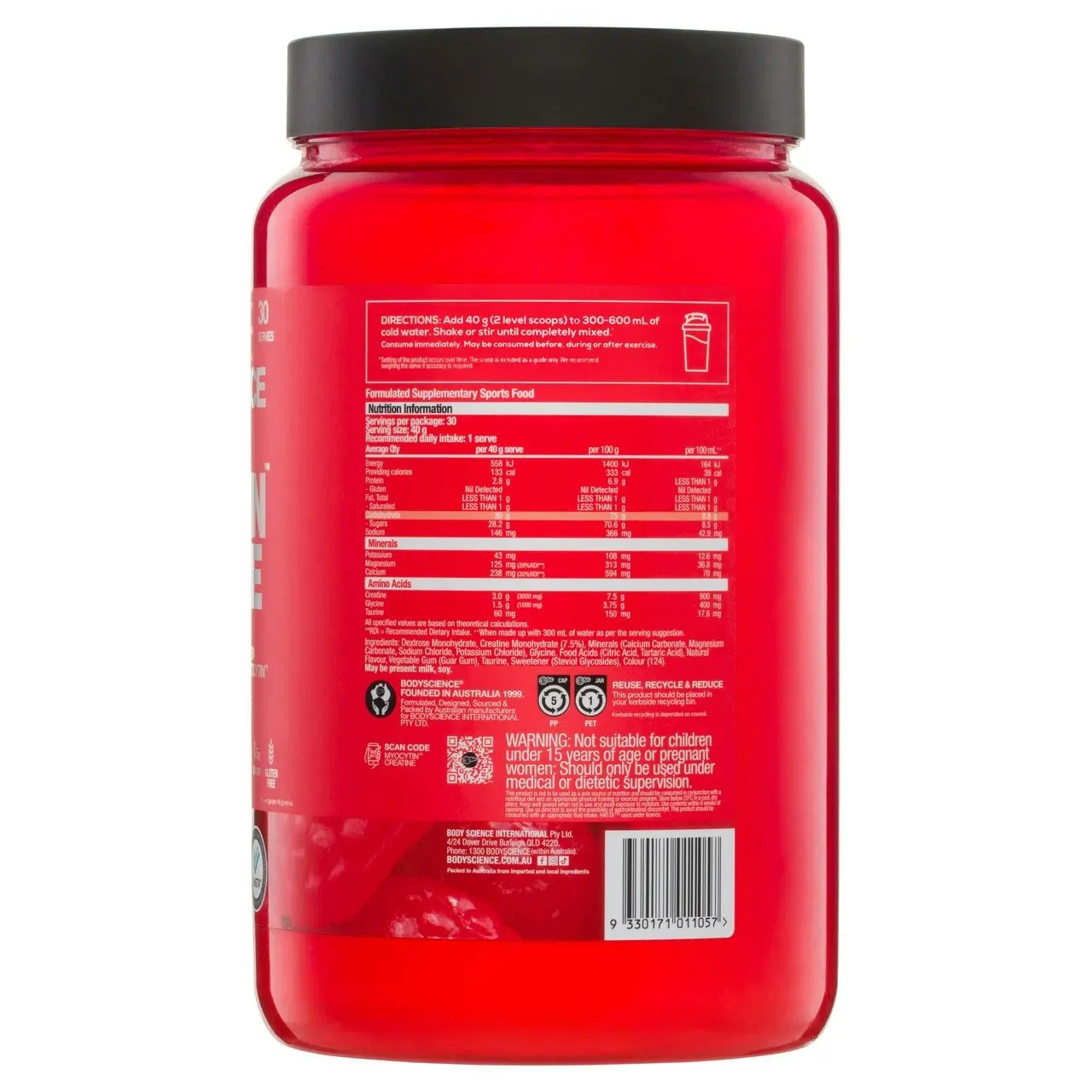 BSc Myocytin Creatine Raspberry 1.2kg