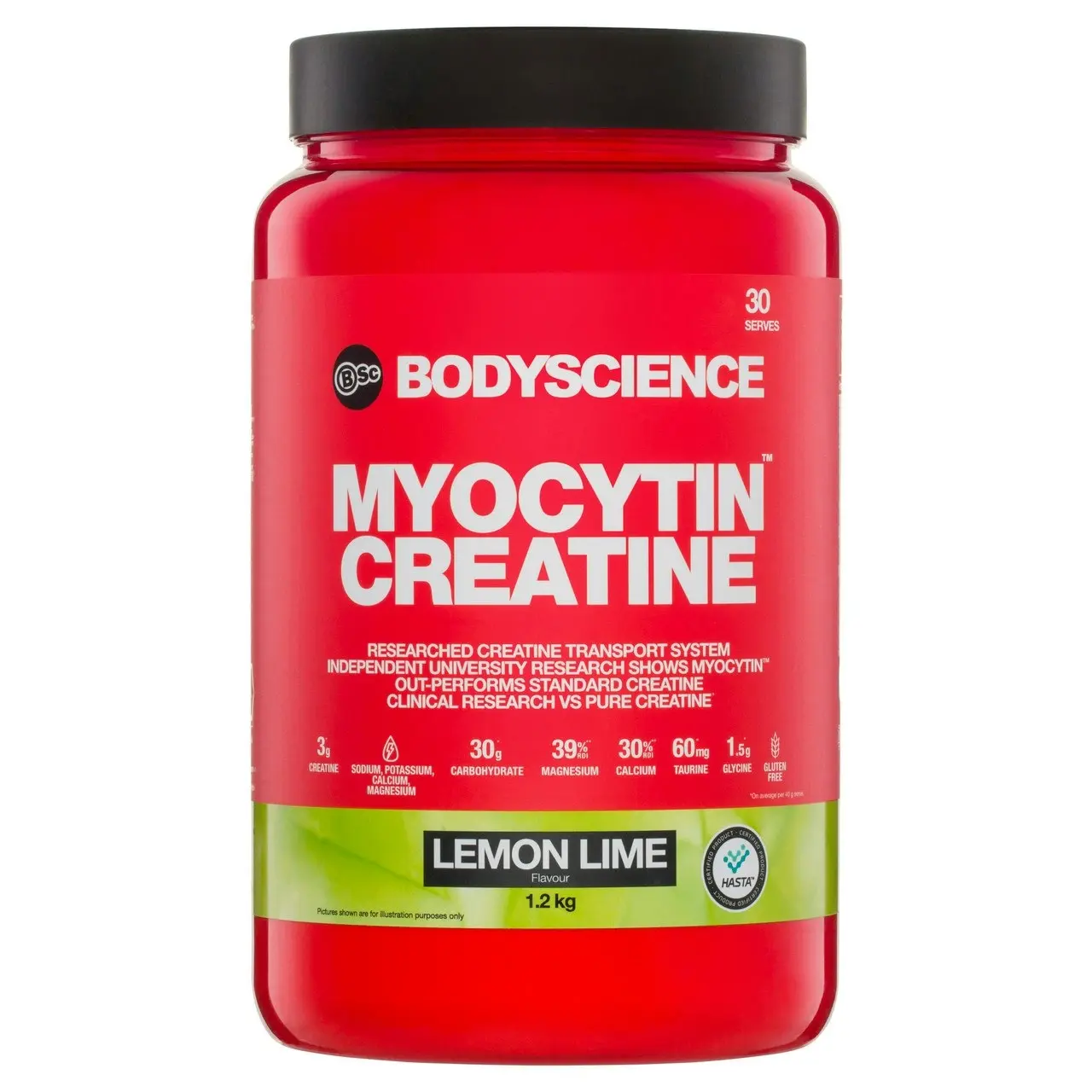 BSc Myocytin Creatine Lemon Lime Flavour 1.2kg