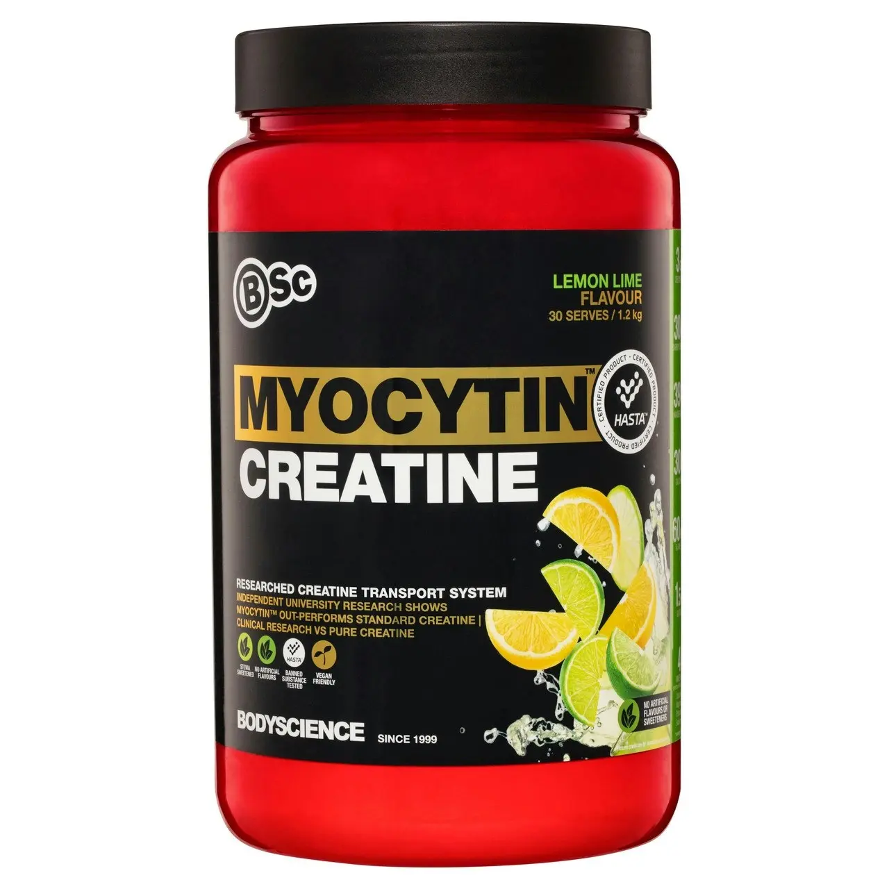 BSc Myocytin Creatine Lemon Lime Flavour 1.2kg