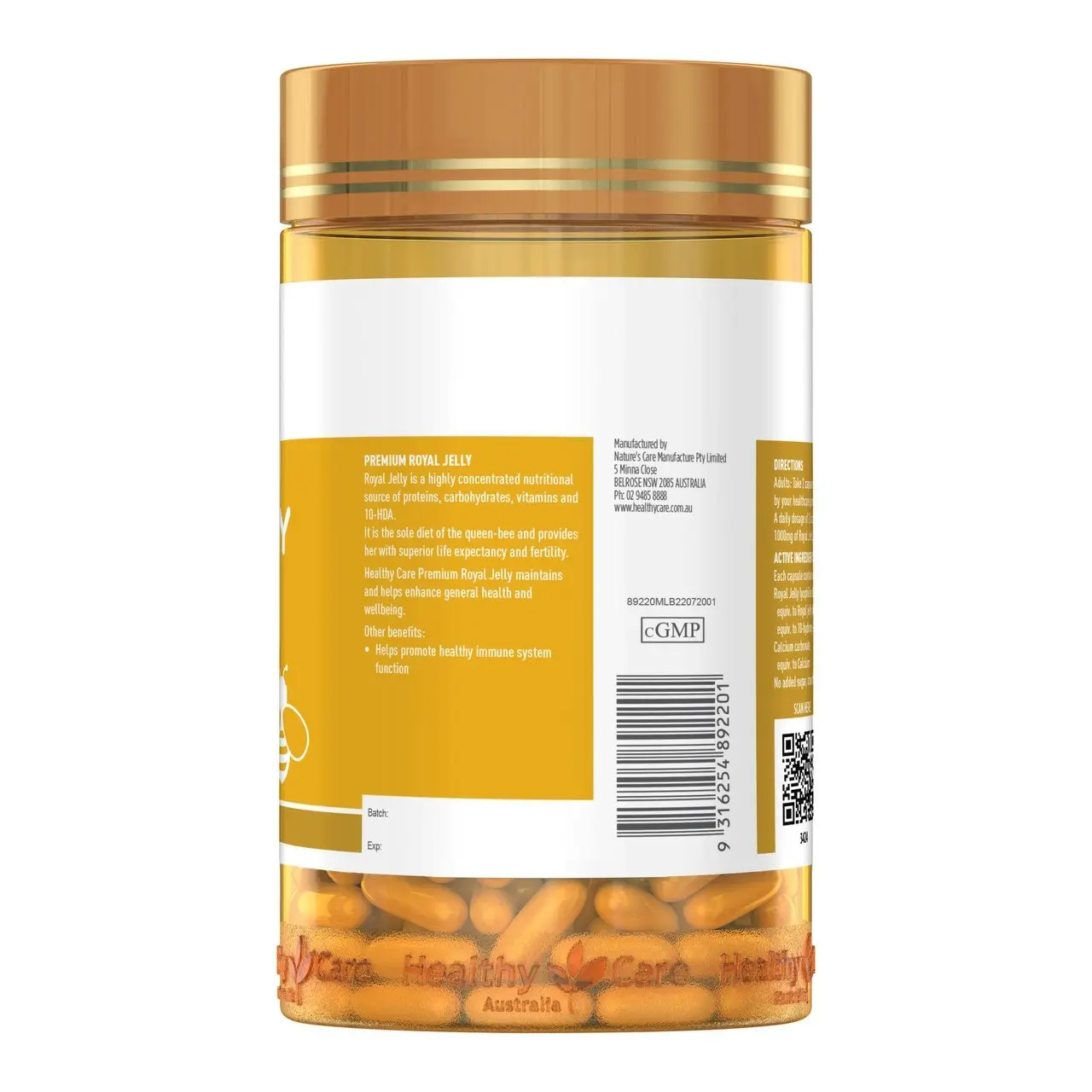 Healthy Care Royal Jelly 365 Capsules