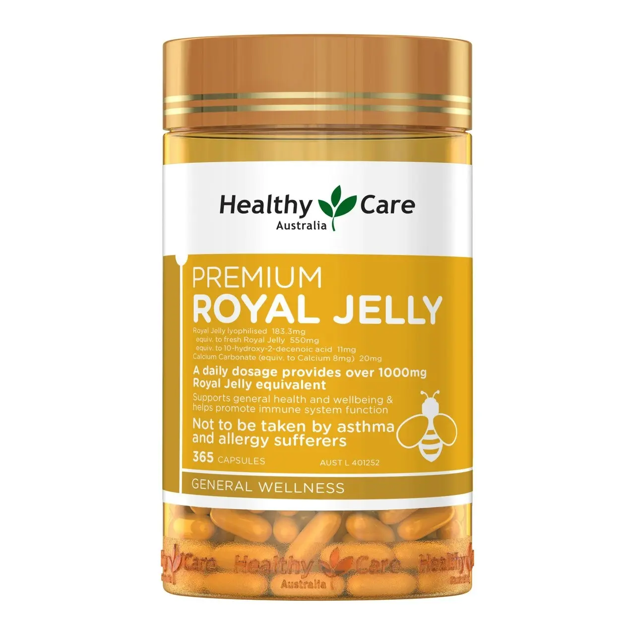 Healthy Care Royal Jelly 365 Capsules