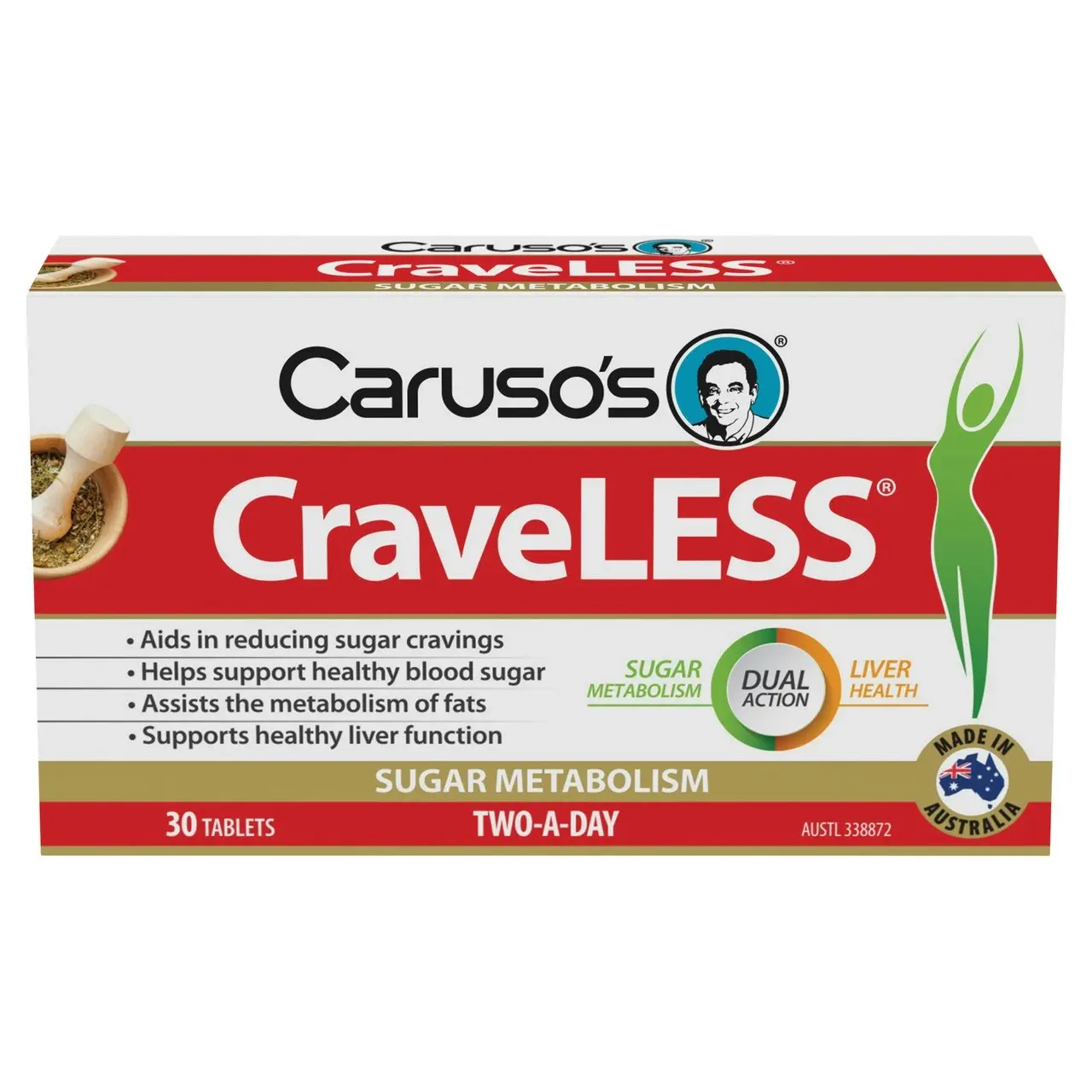 Caruso's CraveLESS 30 Tablets