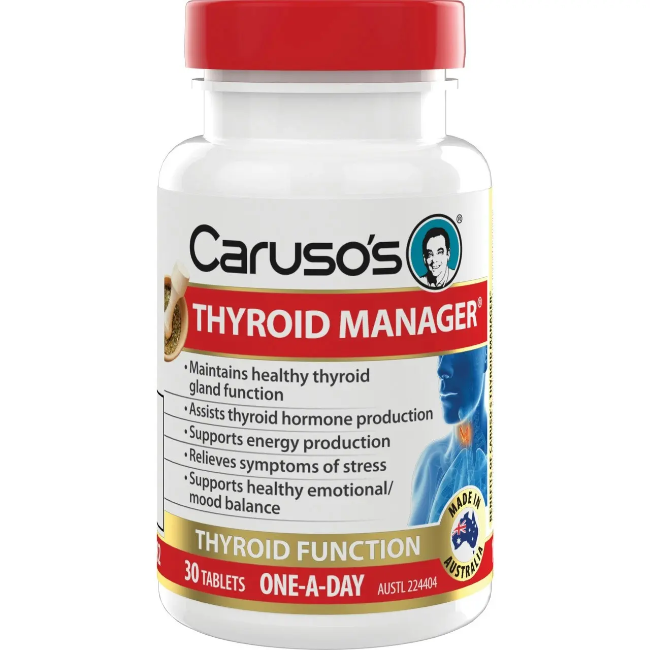 Caruso's Thyroid Manager 30 Tablets