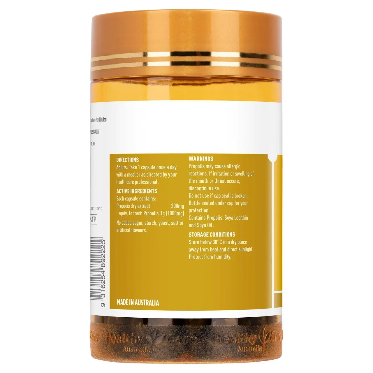 Healthy Care Propolis 1000 200 Capsules