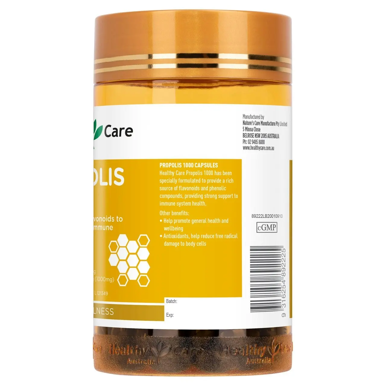 Healthy Care Propolis 1000 200 Capsules