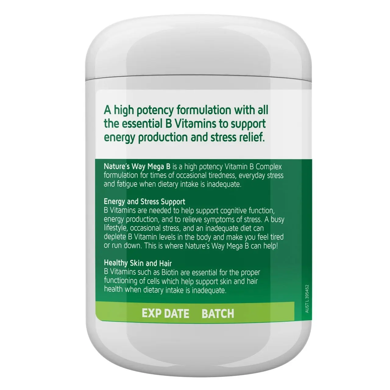 Nature's Way Mega B 200 Tablets